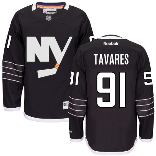 Herren New York Islanders Eishockey Trikot John Tavares #91 Reebok Schwarz 3rd